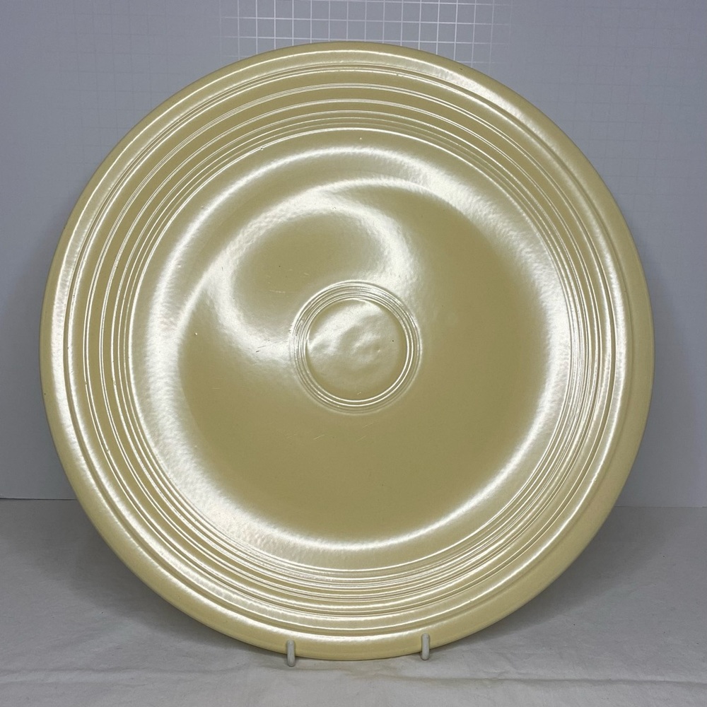 Vintage Fiesta 14” Chop Plate - Ivory